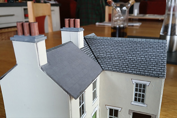 Modified Cardboard building